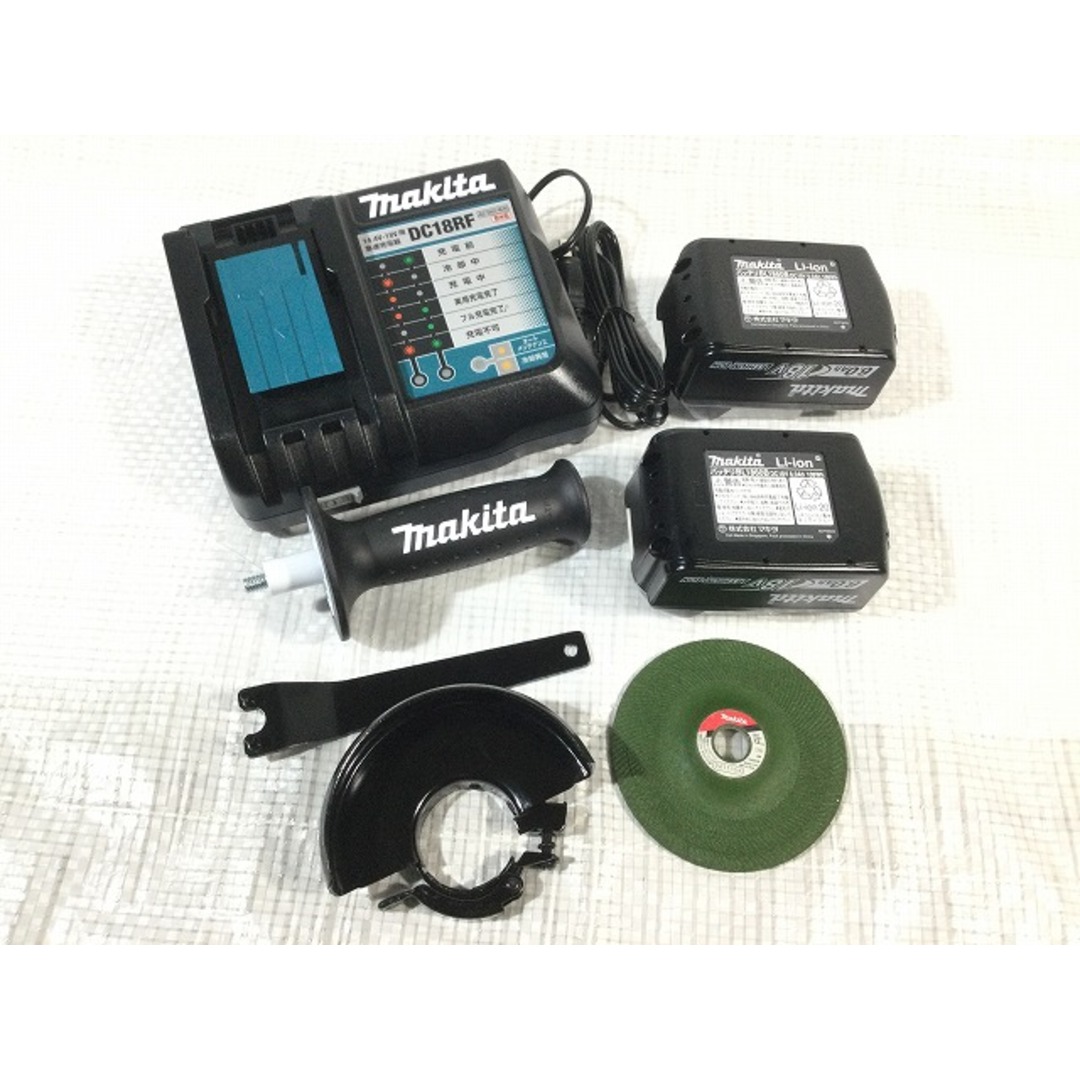 Makita ☆未使用品☆ makita マキタ 18V 100mm 充電式ディスクグラインダー GA418DRGX バッテリー2個(18V  6.0Ah) 充電器 +ケース 76508の通販 by 工具販売専門店Borderless(ラクマ店)｜マキタならラクマ