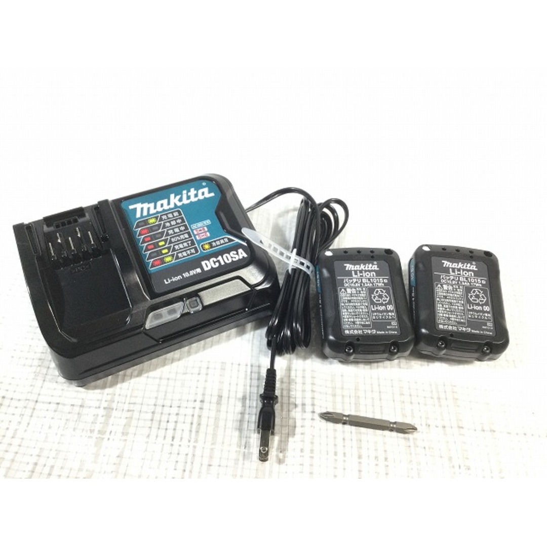 Makita ☆未使用品☆makita マキタ 10.8V 充電式ドライバドリル DF033DSHX バッテリー2個(1.5Ah) 充電器  ケース付 ドリルドライバー 76547の通販 by 工具販売専門店Borderless(ラクマ店)｜マキタならラクマ