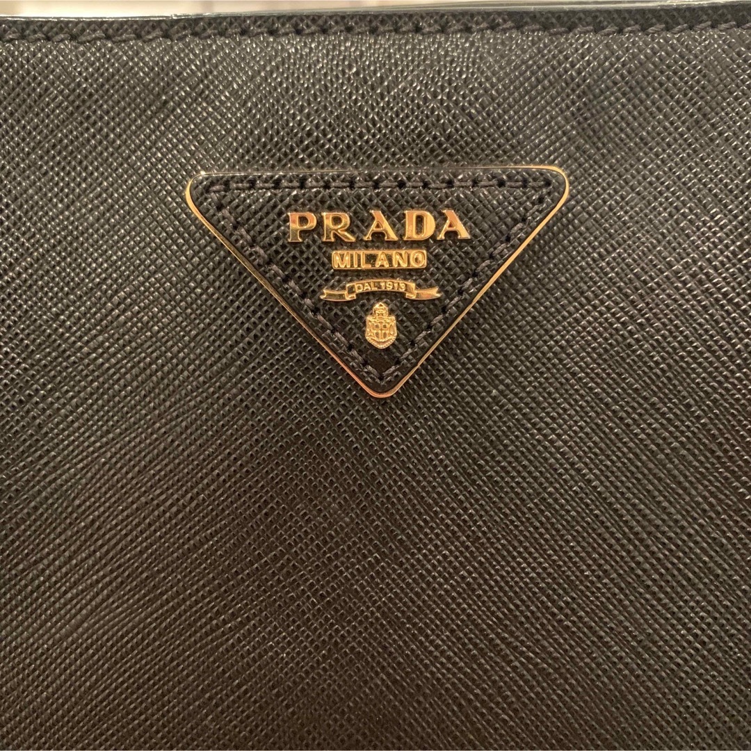 PRADA プラダ ガレリア サフィアーノ レザー 本革 黒　A4トートバッグ