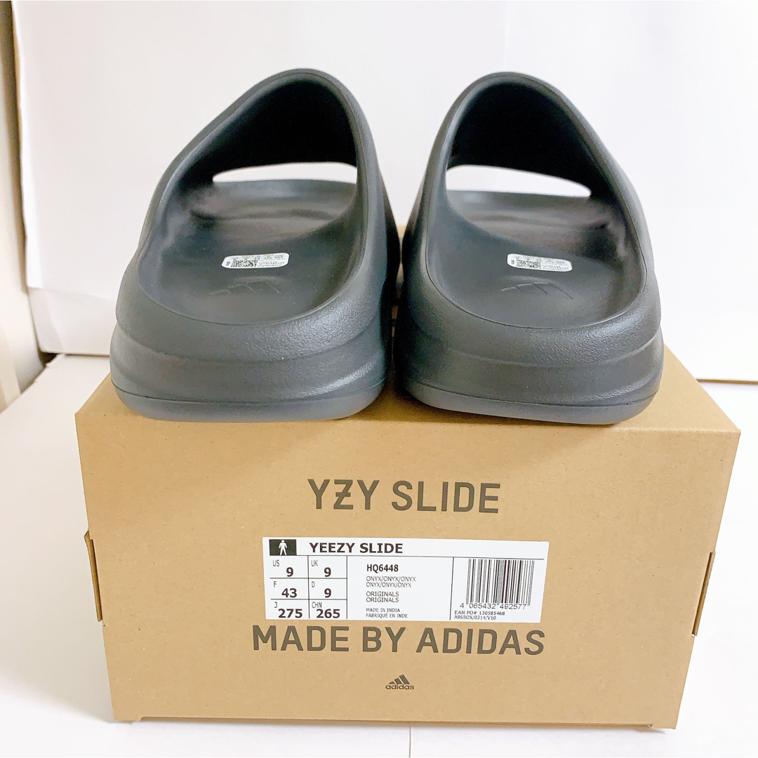 27.5cm アディダス イージー スライド YEEZY Slide Onyx