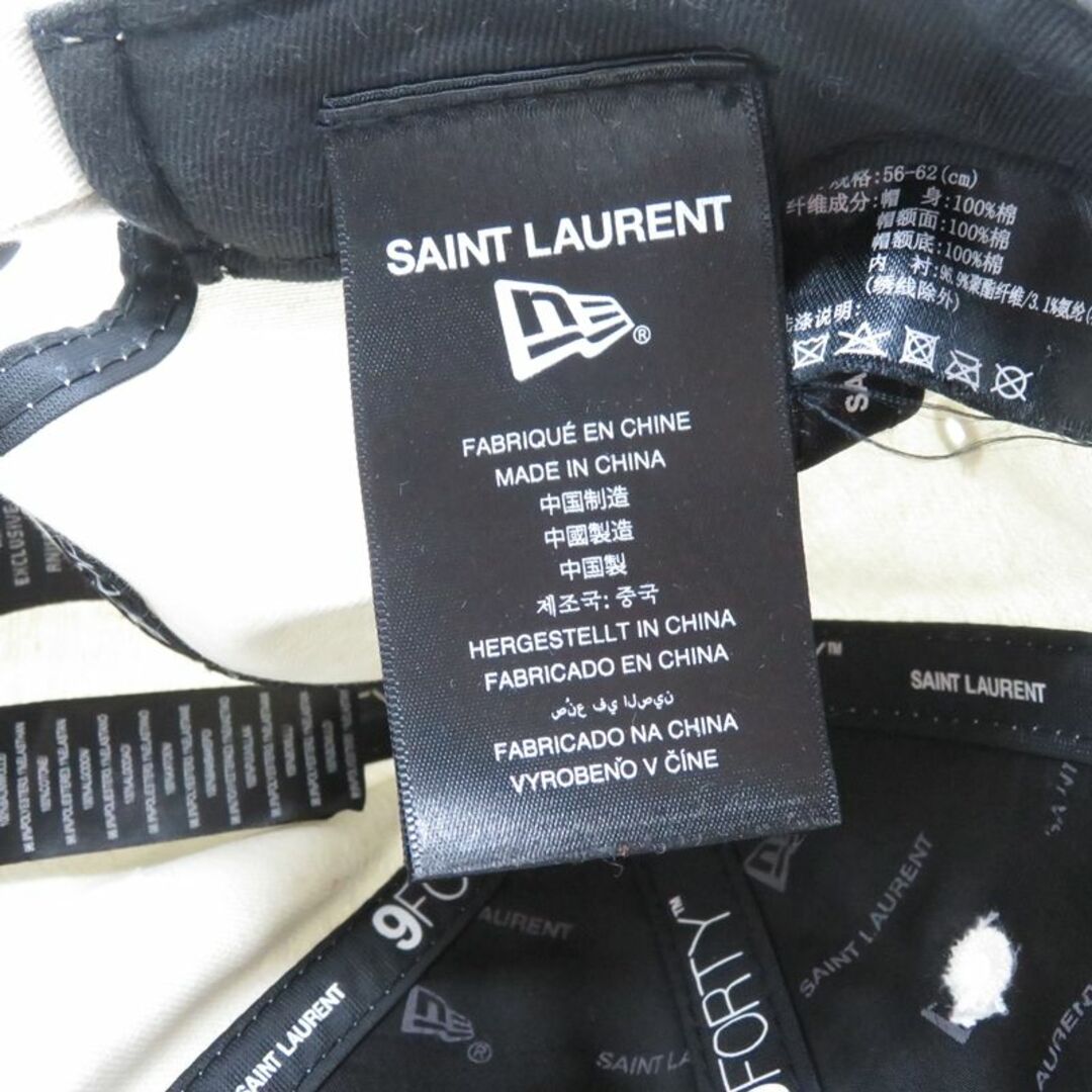 Yves Saint Laurent(イヴサンローラン)のYVES SAINT LAURENT NEW ERA MONOGRAM CAP メンズの帽子(キャップ)の商品写真