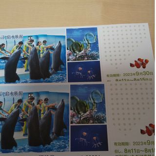 値下げ♥新江ノ島水族館　招待券二枚(水族館)