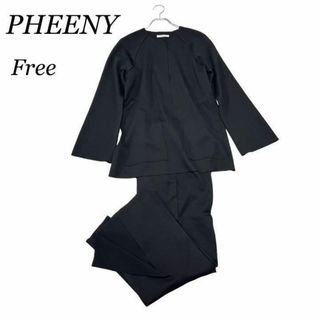 フィーニー(PHEENY)の美品 PHEENY フィーニー トップス ボトムス セットアップ ブラック(その他ドレス)