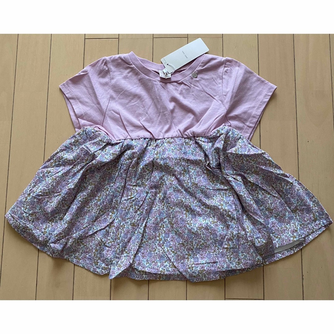 petit main(プティマイン)のプティマイン 小花柄カットチュニック 130 キッズ/ベビー/マタニティのキッズ服女の子用(90cm~)(その他)の商品写真