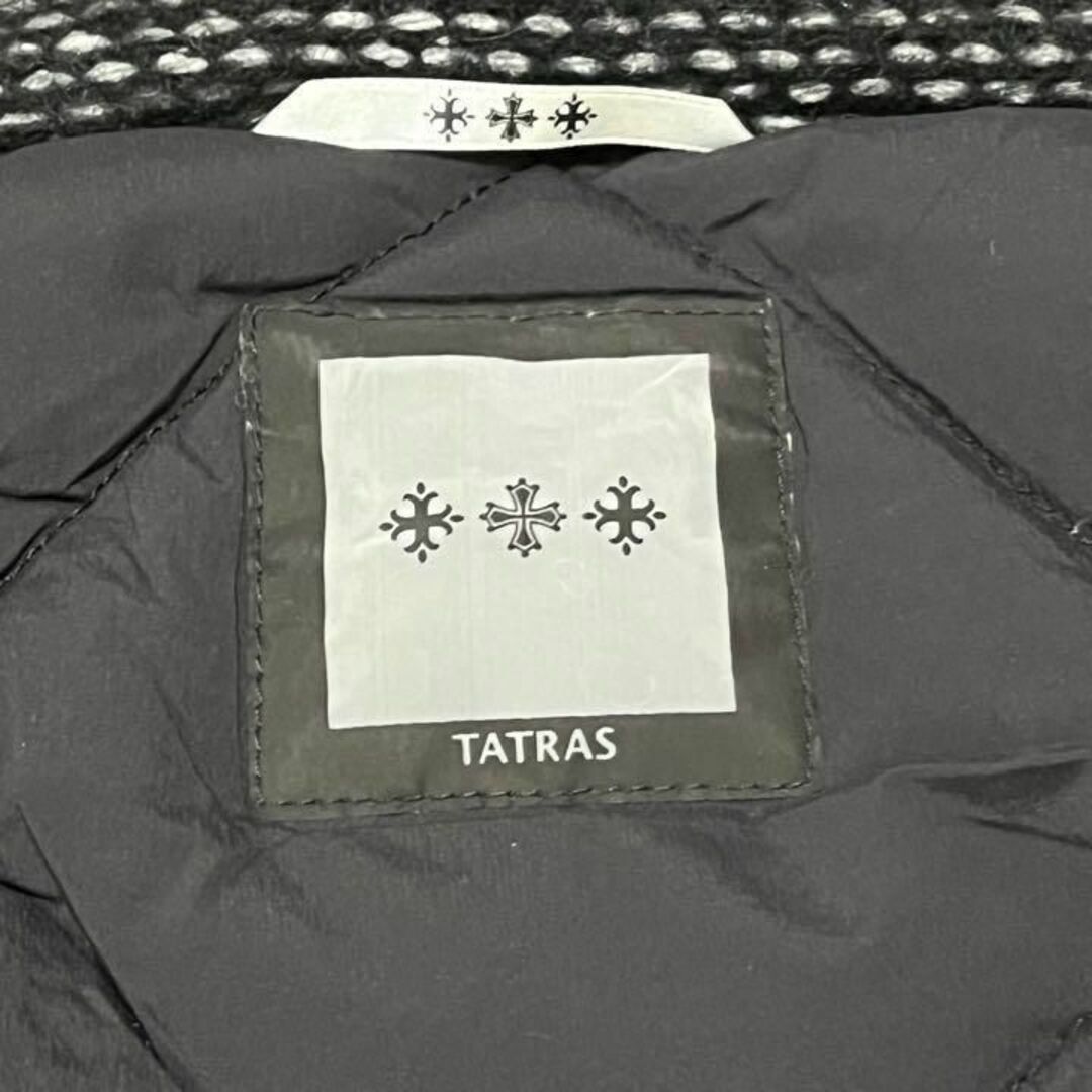 TATRAS タトラス ツイードコート ダウン グレー サイズ01