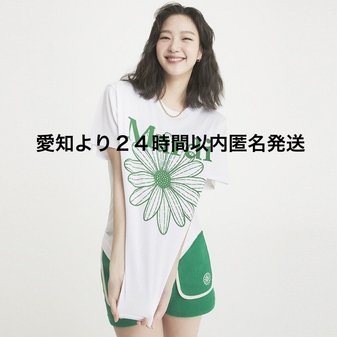 Mardi Mercredi マルディメクルディ TシャツWHITE GREENの通販 by ...