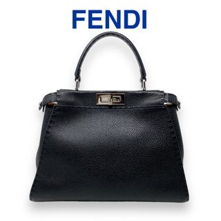 フェンディ(FENDI)のフェンディ FENDI レザー セレリア ピーカブー レギュラー(ハンドバッグ)