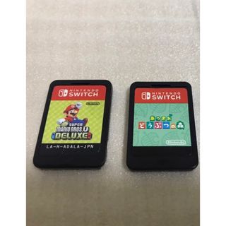 ニンテンドースイッチ(Nintendo Switch)のふぉん様専用✨あつまれどうぶつの森＋NEWスーパーマリオ✨ソフトのみ(携帯用ゲームソフト)