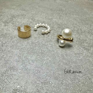 送料無料‼️design cuff 3set(イヤーカフ)