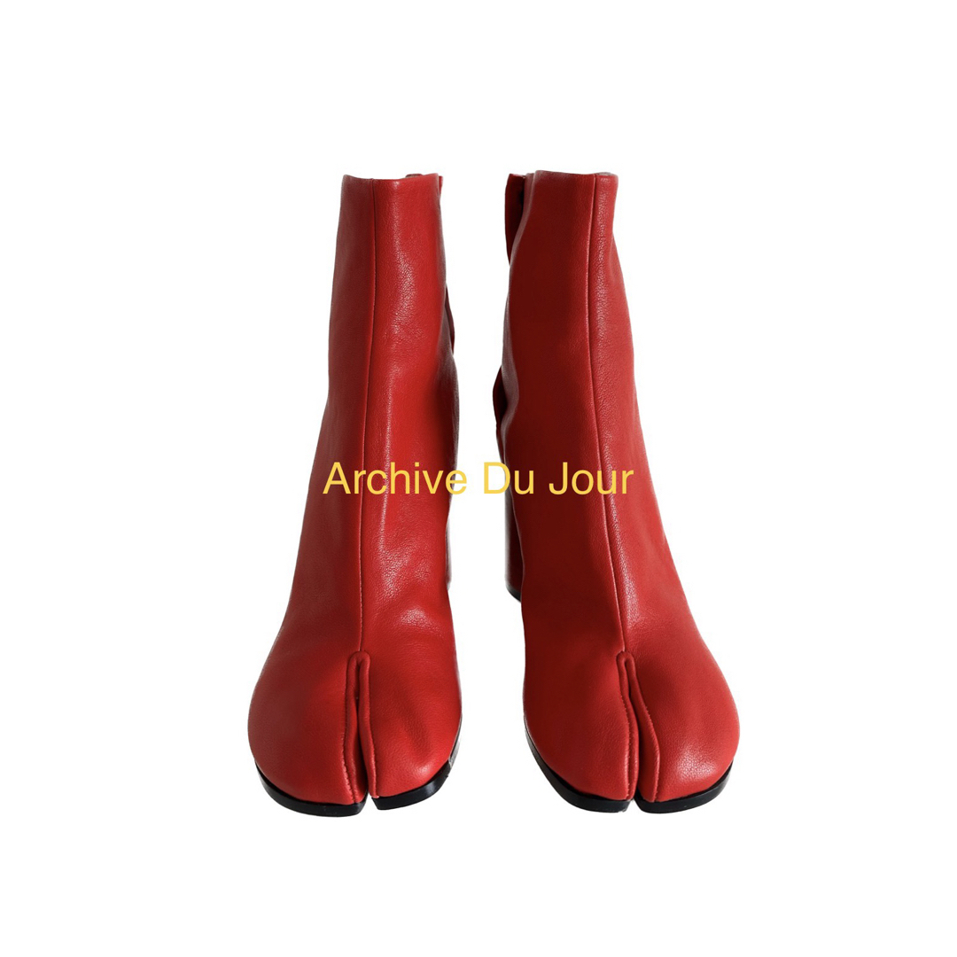 Maison Martin Margiela - Maison Margiela レッド タビブーツ 35 新品 ...