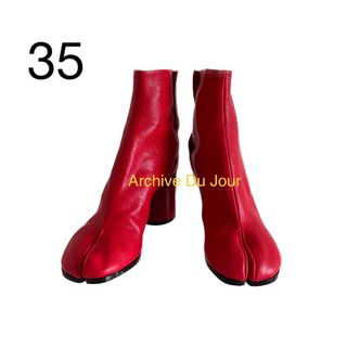 Maison Margiela ブーツ 36 1/2(23cm位) 赤系