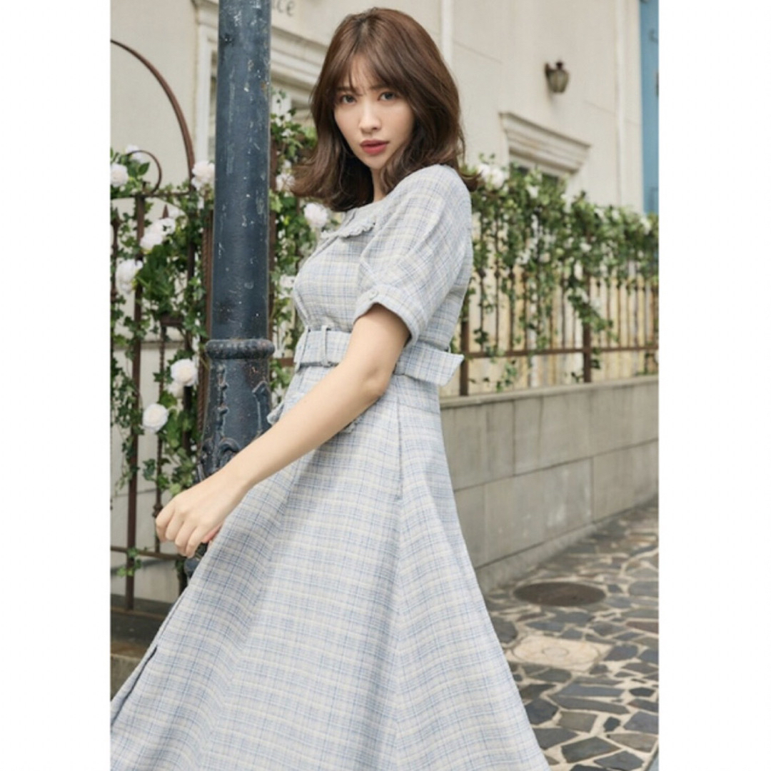 Her lip to(ハーリップトゥ)のClassic Tweed Belted Dress レディースのワンピース(ロングワンピース/マキシワンピース)の商品写真