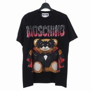 モスキーノ(MOSCHINO)のモスキーノ MOSCHINO カットソー S ブラック 黒 A0711(カットソー(半袖/袖なし))