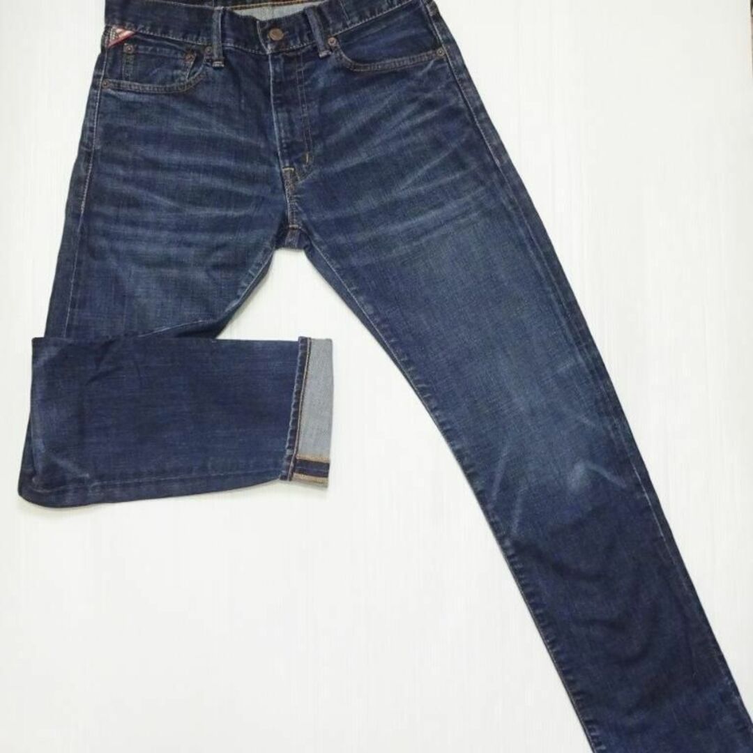 Denim & Supply Ralph Lauren(デニムアンドサプライラルフローレン)のデニム＆サプライ ラルフローレン　スリムデニム　W76cm　ストレッチ　藍青 メンズのパンツ(デニム/ジーンズ)の商品写真