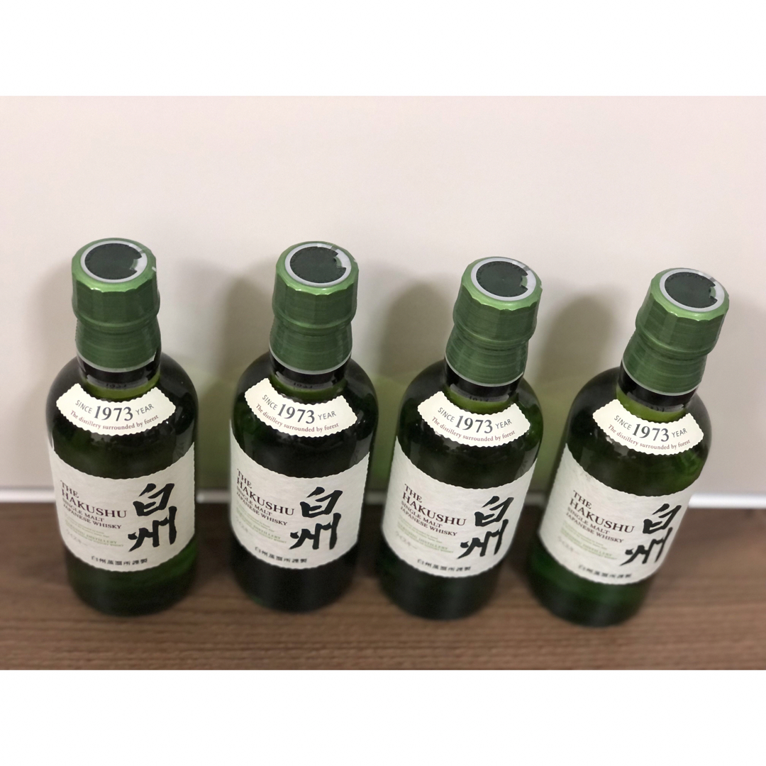 白州 シングルモルト180ml ミニボトル　4本セット