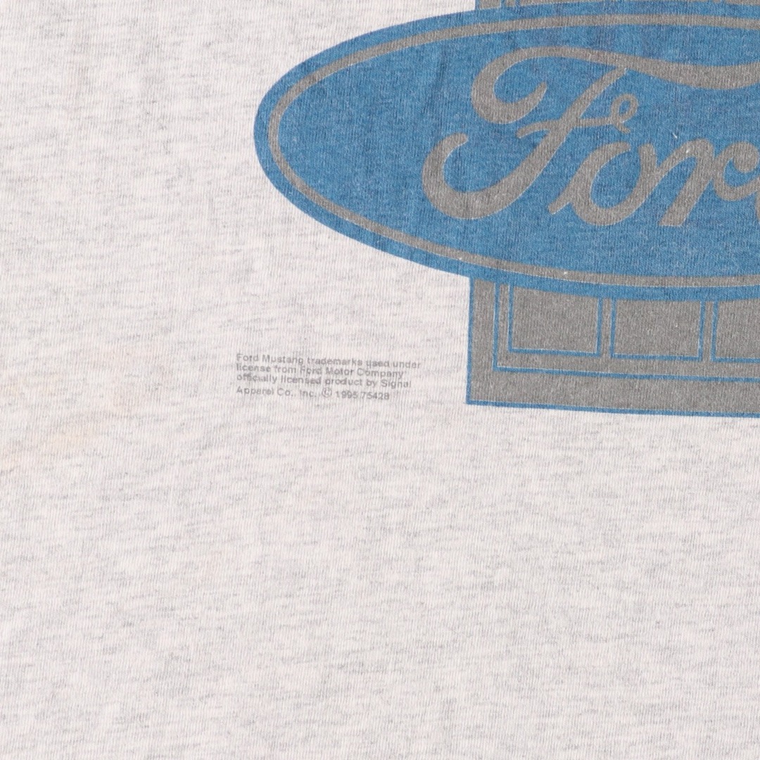 90年代 SIGNAL SPORT FORD MUSTANG フォード マスタング アドバタイジングTシャツ USA製 メンズXL ヴィンテージ /eaa361503