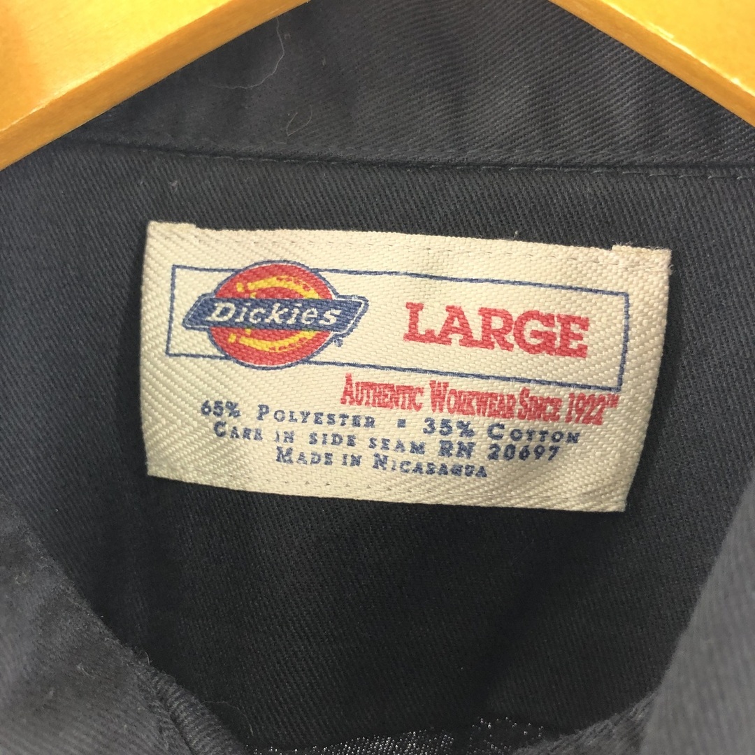 Dickies(ディッキーズ)の古着 ディッキーズ Dickies 長袖 ワークシャツ メンズXL /eaa361199 メンズのトップス(シャツ)の商品写真