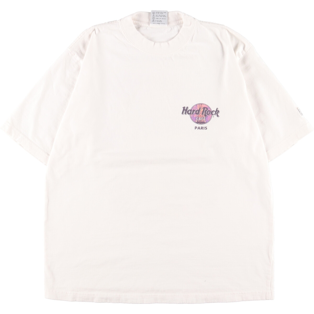 ハードロックカフェ HARD ROCK CAFE PARIS アドバタイジングTシャツ メンズM /eaa360246535cm肩幅