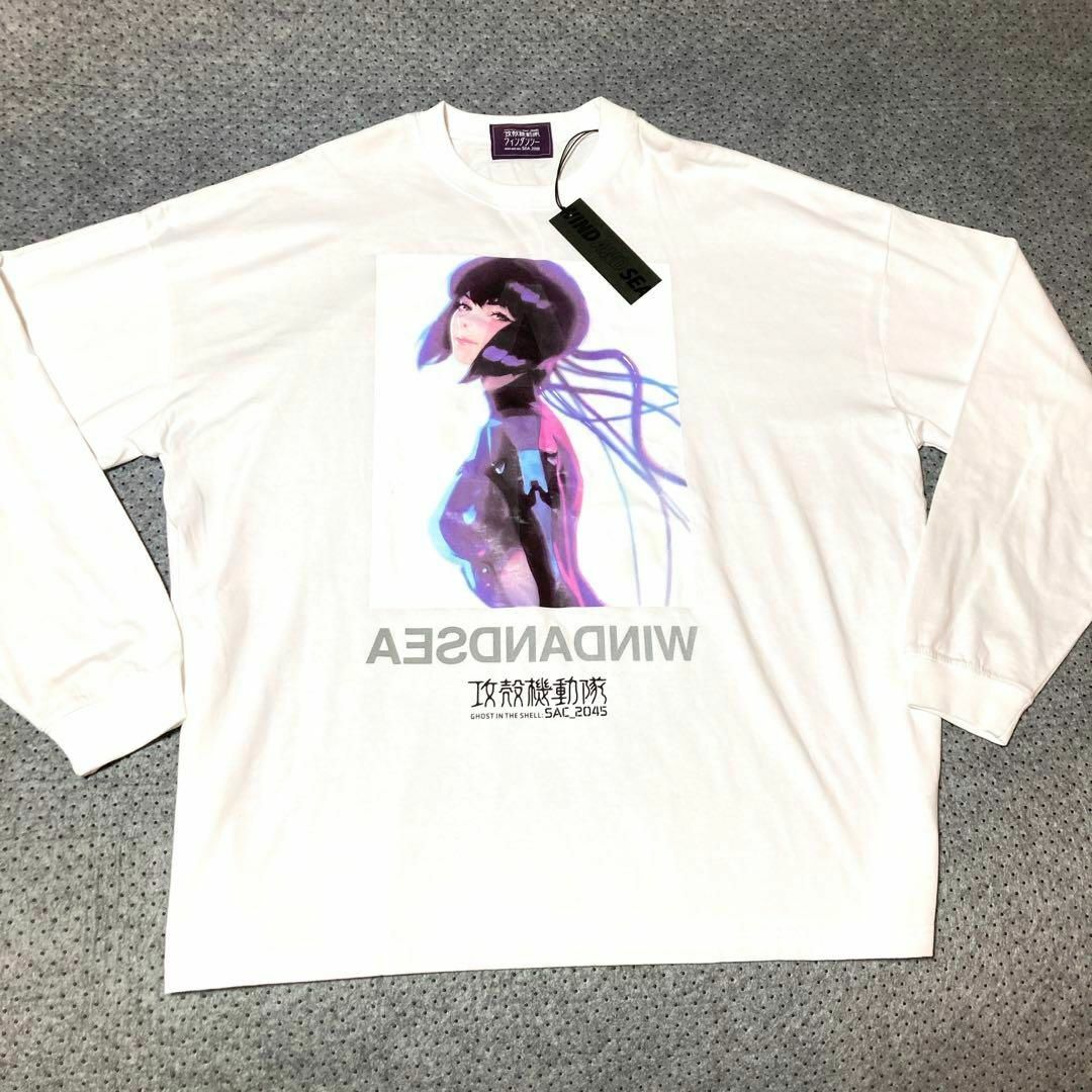 タグ付き未使用級 WIND AND SEA ×攻殻機動隊 プリントTシャツ L | フリマアプリ ラクマ