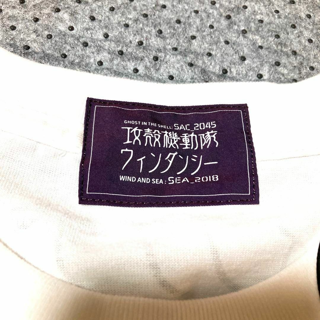 タグ付き未使用級 WIND AND SEA ×攻殻機動隊 プリントTシャツ L