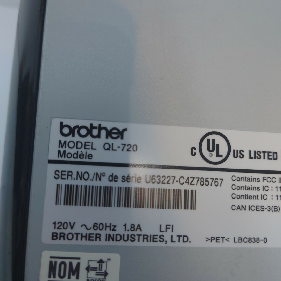 brother ブラザー工業 ラベルプリンター Brother P-touch QL-720NWの通販 by K｜ブラザーならラクマ