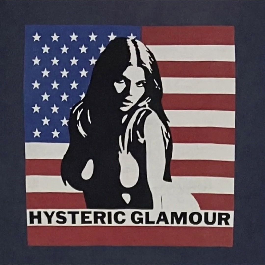 【人気】HYSTERIC GLAMOUR 半袖Tシャツ ヒスガール 星条旗 3