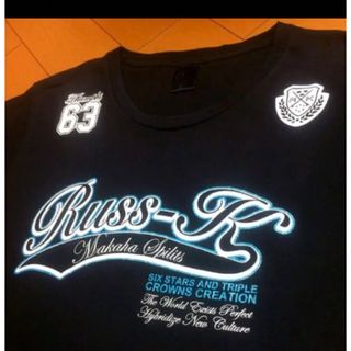 ラスケー(RUSS・K)の専用RUSS_ＫブラックコットンデザインT値下げ❢(Tシャツ/カットソー(半袖/袖なし))