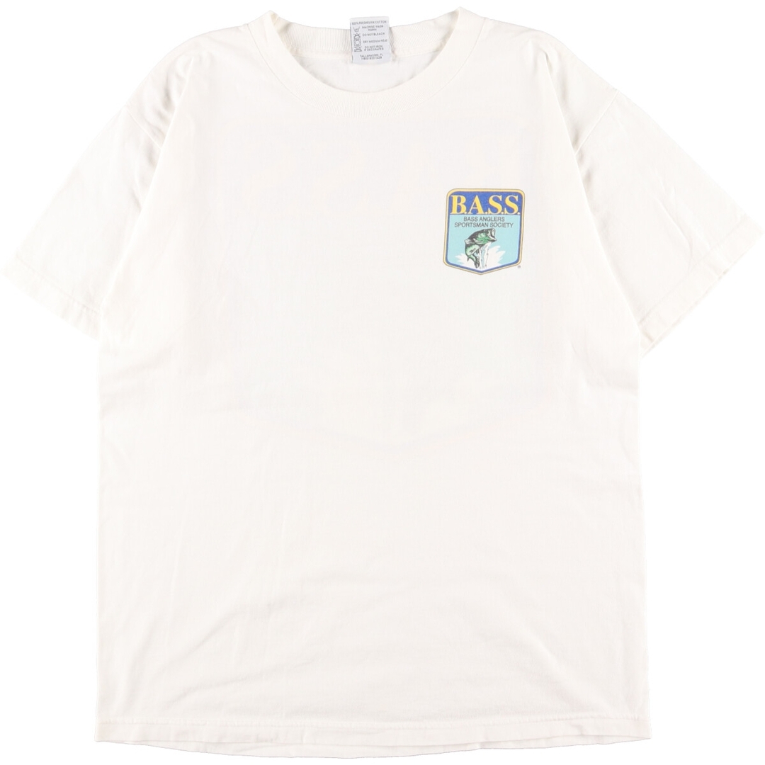 MR TEES 魚柄 バックプリント アニマルプリントTシャツ USA製 メンズXL /eaa360892