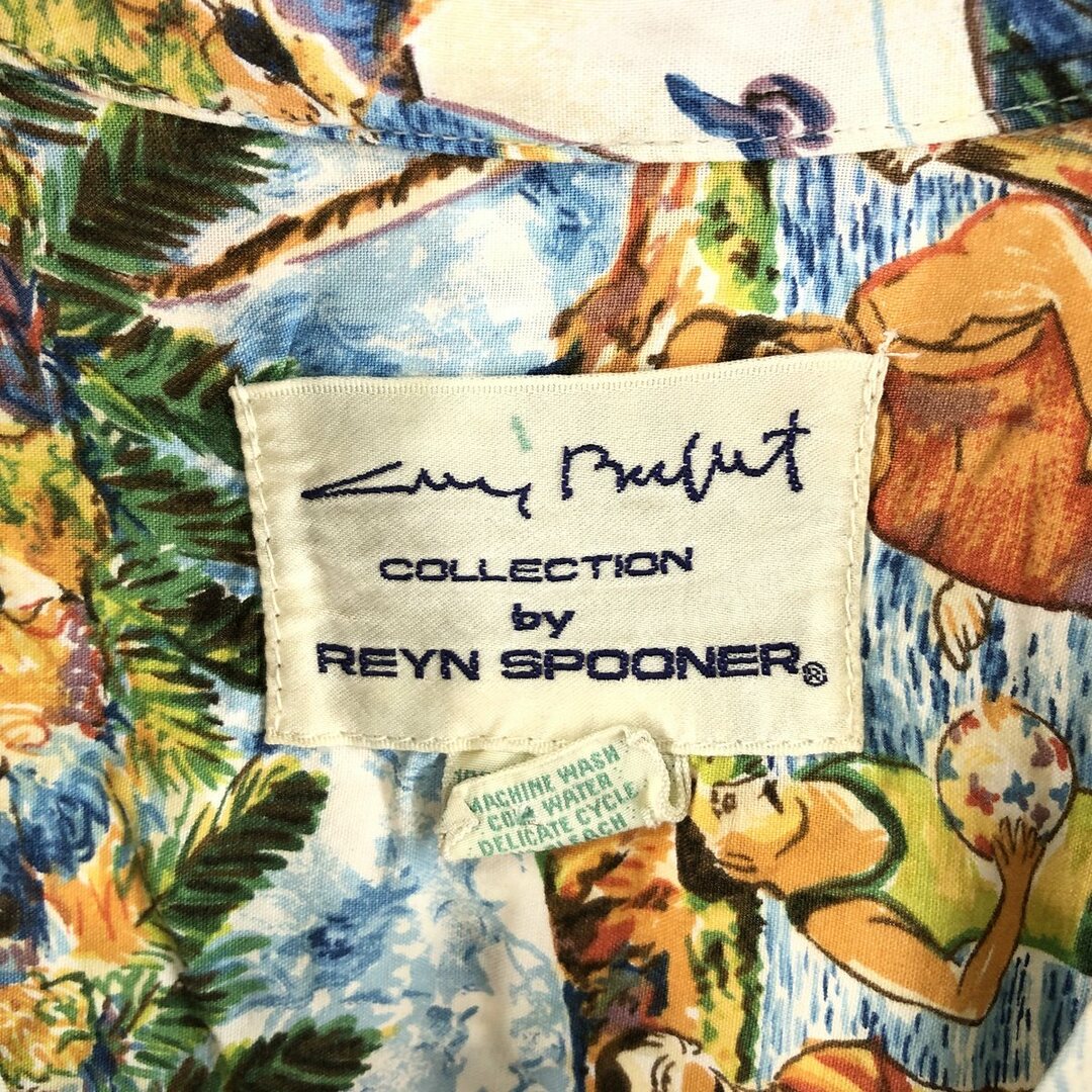 Reyn Spooner(レインスプーナー)の古着 レインスプーナー REYNSPOONER DIETRICH VAREZ COLLECTION 総柄 ハワイアンアロハシャツ ハワイ製 メンズXL /eaa361125 メンズのトップス(シャツ)の商品写真