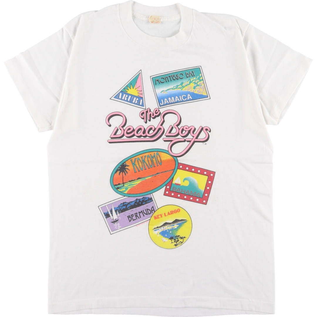 80年代 スクリーンスターズ SCREEN STARS THE BEACH BOYS ザビーチボーイズ バンドTシャツ バンT USA製 メンズM ヴィンテージ /eaa360261