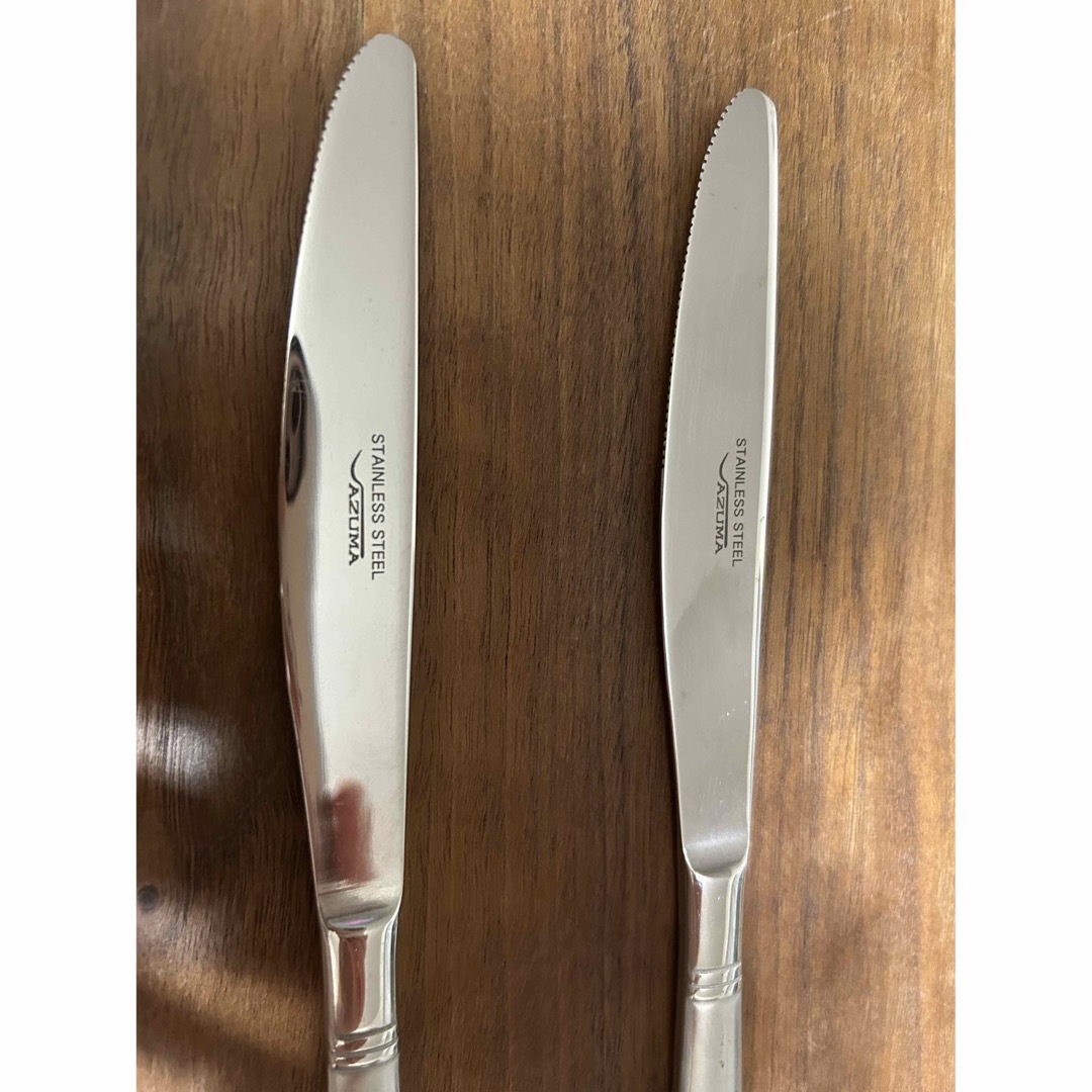 AZUMAナイフ　2本セット インテリア/住まい/日用品のキッチン/食器(カトラリー/箸)の商品写真