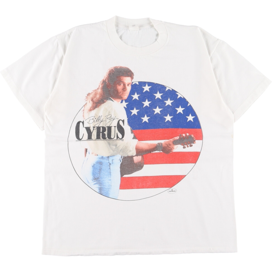 90年代 Sportswear BILLY RAY CYRUS ビリーレイサイラス 両面プリント バンドTシャツ バンT USA製 メンズL ヴィンテージ /eaa360242