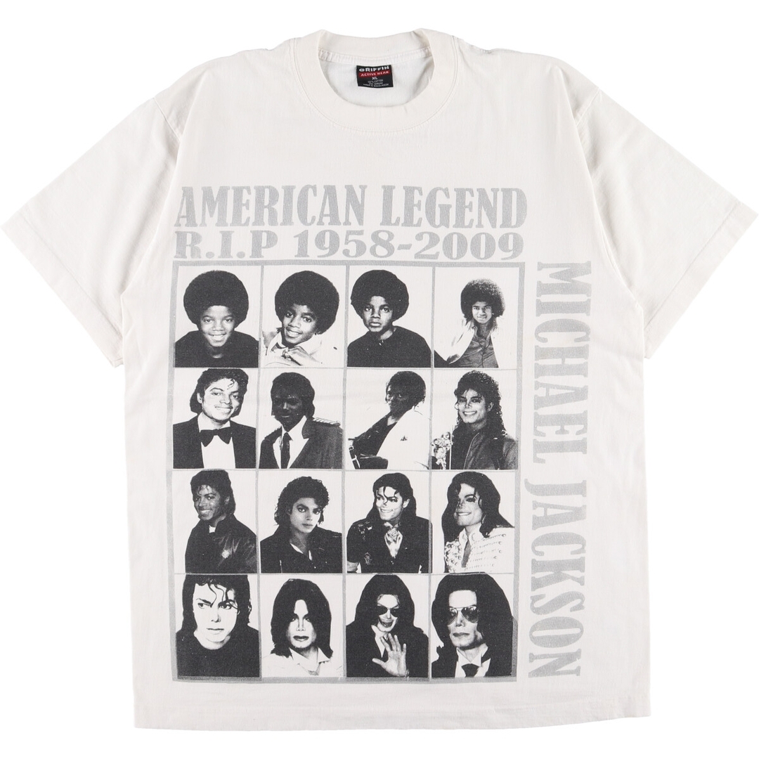 GRIFFIN MICHAEL JACKSON マイケルジャクソン バンドTシャツ バンT メンズXL /eaa360243