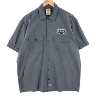 ディッキーズ(Dickies)の古着 ディッキーズ Dickies 半袖 ワークシャツ メンズXL /eaa360585(シャツ)