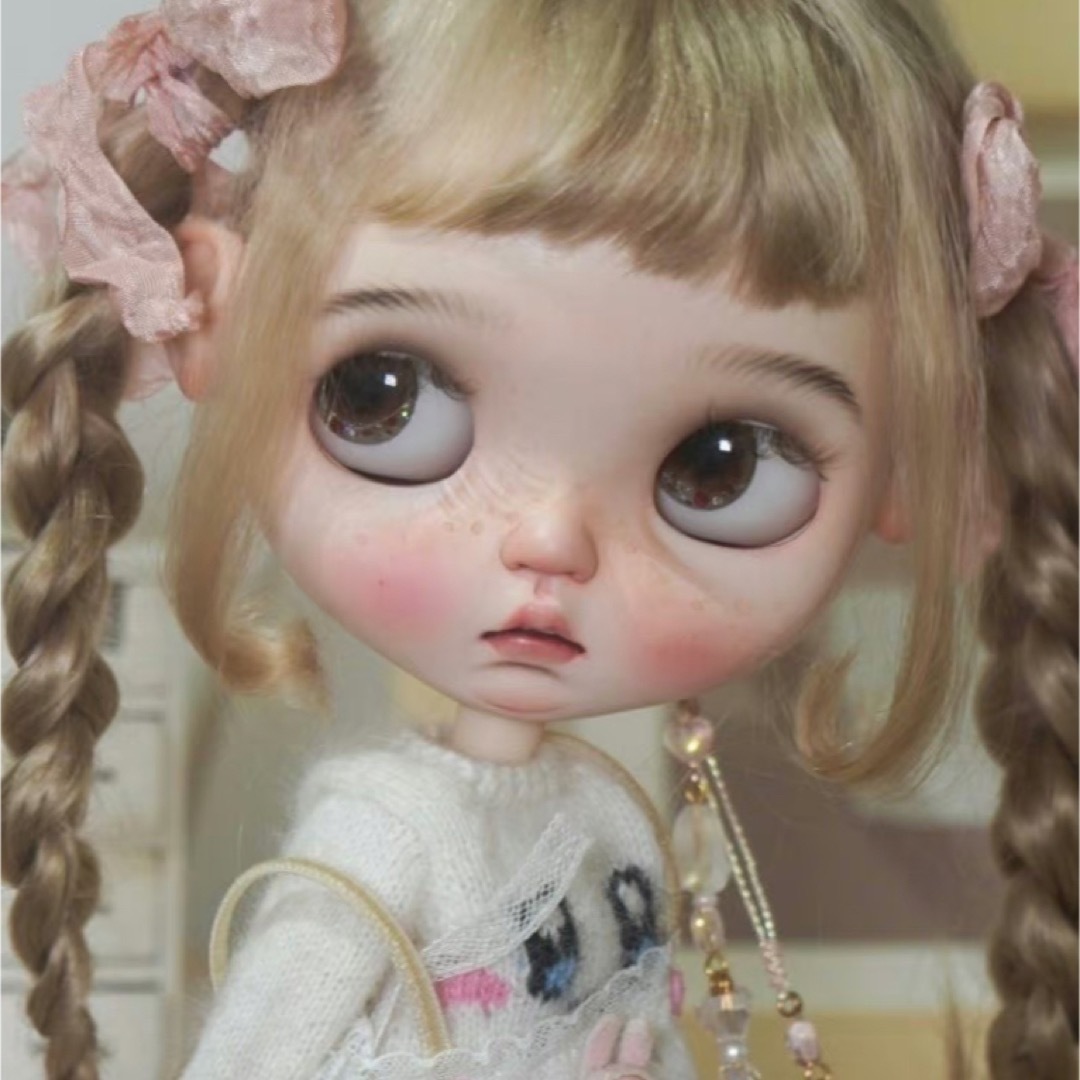 海外作家様 カスタムブライス 人形 かわいい 優しい ナチュラル 幼い まんまる 海外作家様 カスタムブライス 人形 かわいい 優しい ナチュラル 幼い まんまる