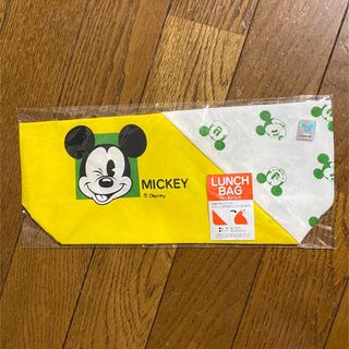 ミッキーマウス(ミッキーマウス)の☆新品　ミッキー　ランチ　バッグ(ランチボックス巾着)