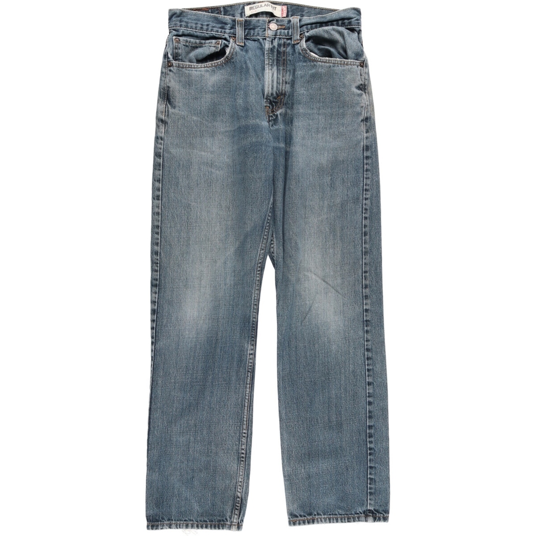 リーバイス Levi's 505 REGULAR FIT ブラックジーンズ テーパードデニムパンツ メンズw31 /eaa360382