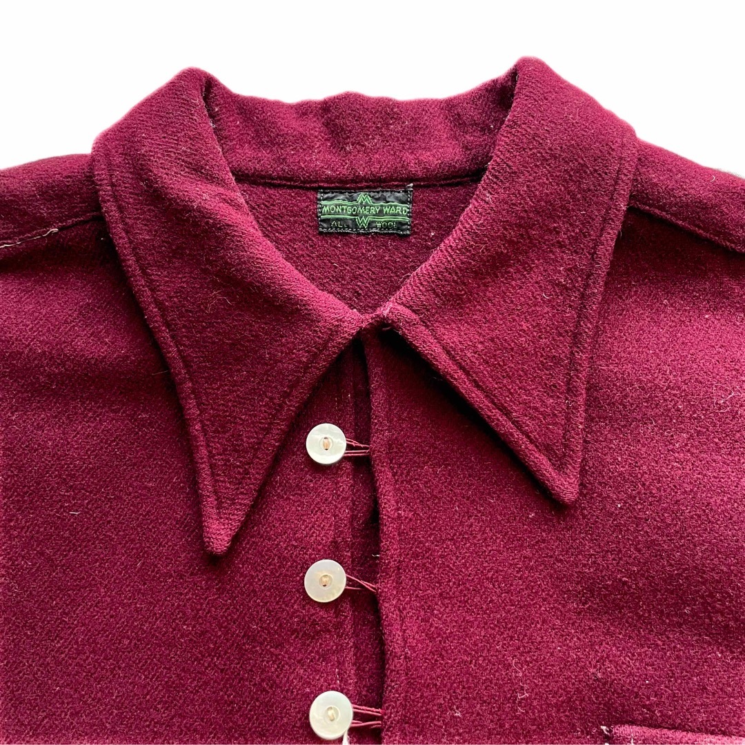 30s MONTGOMERY WARD Vintage Wool Shirts