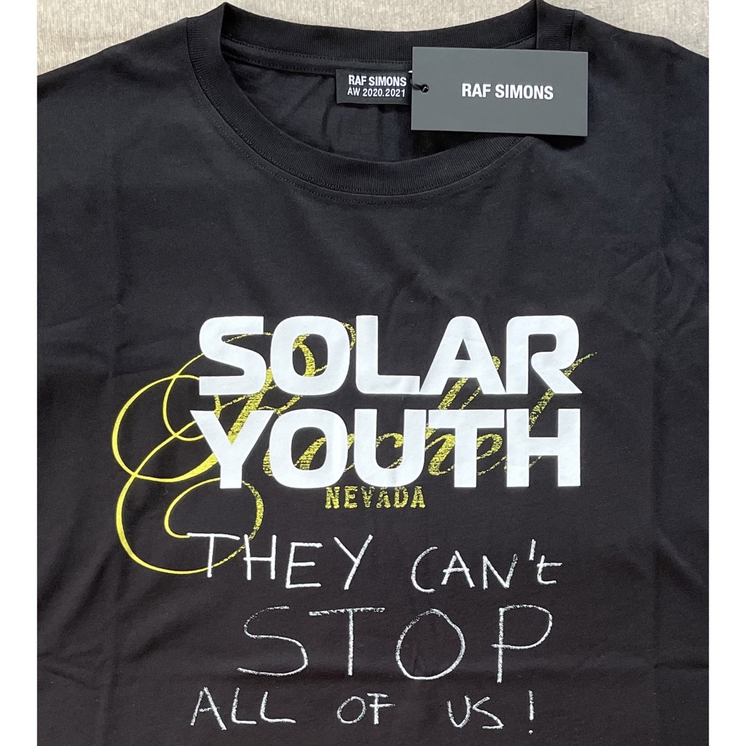 黒XL新品 RAF SIMONS ラフシモンズ Solar Tシャツ ブラック 5