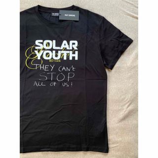 黒XL新品 RAF SIMONS ラフシモンズ Solar Tシャツ ブラック