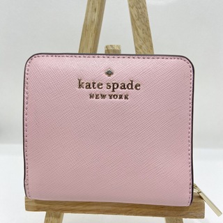 ケイトスペードニューヨーク(kate spade new york)の<新品未使用>ケイトスペードニューヨーク　二つ折り財布　ピンク　レディース(財布)