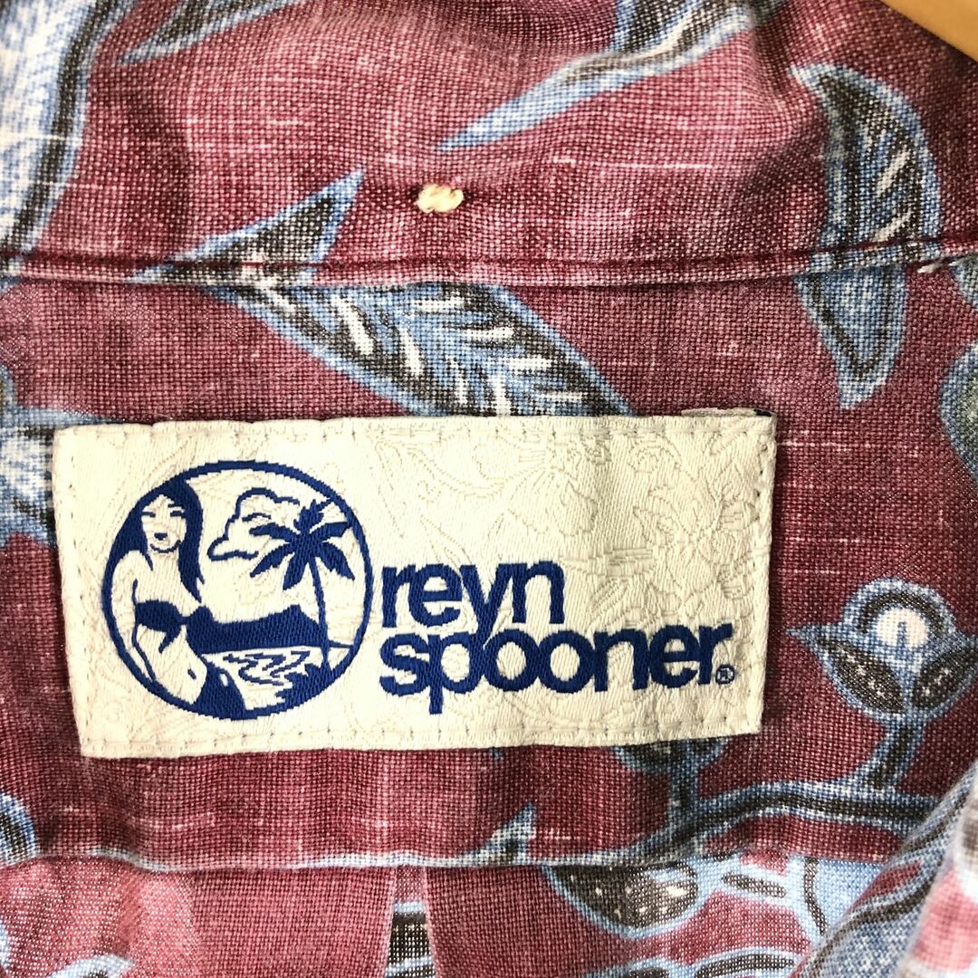 Reyn Spooner(レインスプーナー)の古着 レインスプーナー REYNSPOONER 総柄 ボタンダウン ハワイアンアロハシャツ メンズXL /eaa360782 メンズのトップス(シャツ)の商品写真