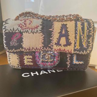 シャネル(CHANEL)のCHANEL シャネル ショルダーバッグ パッチワーク ツイードデニムレザー(ショルダーバッグ)