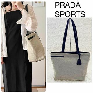 プラダ(PRADA)のプラダ　PRADAバッグトートバッグ　キャンバス　キーリング　大容量軽量(トートバッグ)