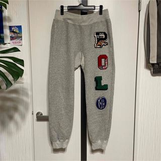 POLO RALPH LAUREN ロゴ　スウェットパンツ　タイガー S グレー