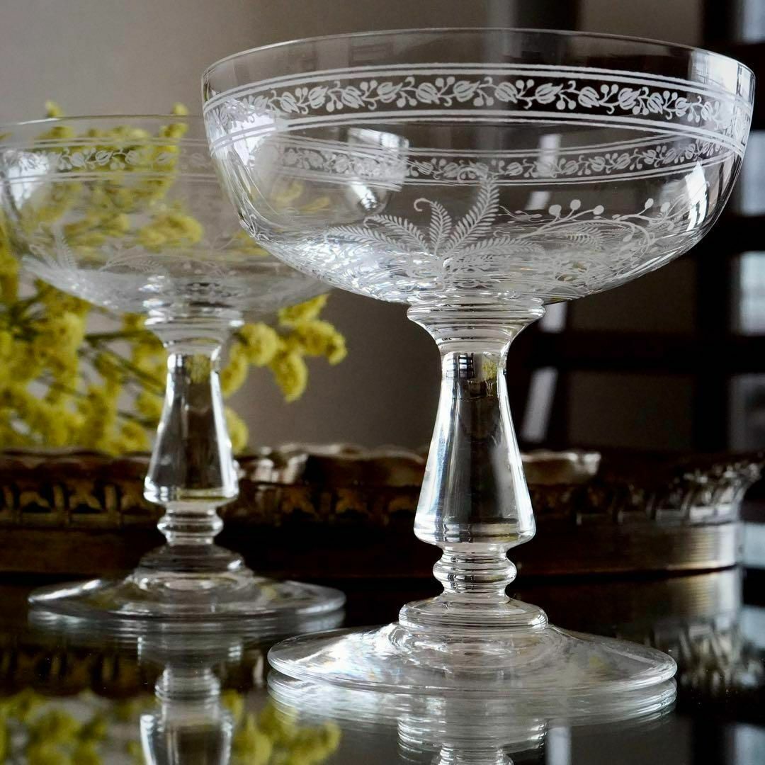 Baccarat - 希少☆美品オールド バカラ 1900年【フジェール