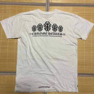 クロムハーツ(Chrome Hearts)のCHROME HEARTS DAGGER ダガー　ホースシュー　tシャツ　L 白(Tシャツ/カットソー(半袖/袖なし))