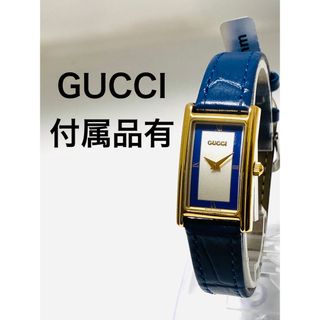 グッチ(Gucci)のガラス傷あり　GUCCI グッチ　電池&ベルト新品　レディース腕時計(腕時計)