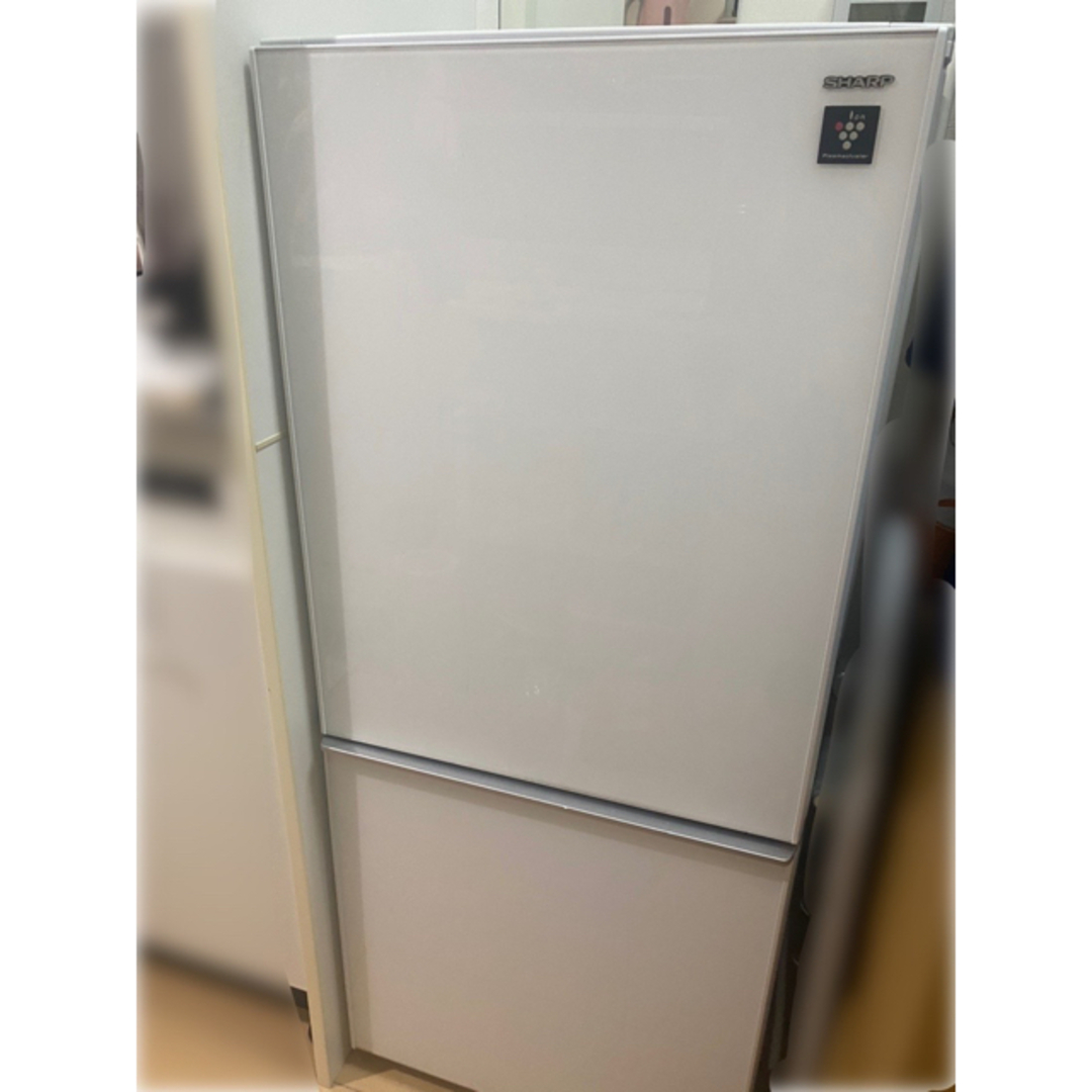 【美品】シャープ　ノンフロン冷凍冷蔵庫　SJ-GD14C-Ｗ　2017年式 1