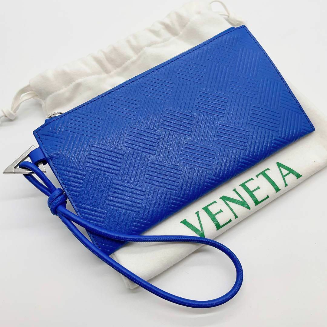 【新品未使用】BOTTEGA VENETA 財布　クラッチバッグ　ストラップ付折り財布